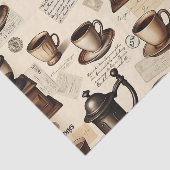 Atomic Coffee Vibes: moderne koffieoorlog van het  Tissuepapier (Detail)