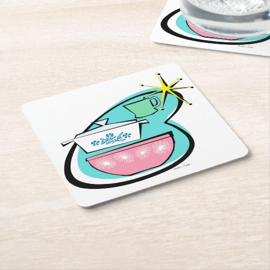 Atomic Cookware Design Onderzetter (Schuin)