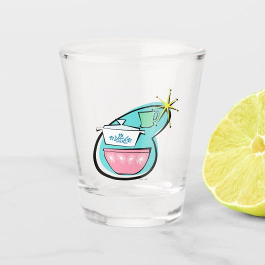 Atomic Cookware Design Shot Glass Glas (Voorkant)