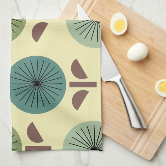 Atomic Dandelions Theedoek (Quarter Fold)