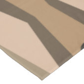 Atomic Era Abstract Columns Brown Tafelkleed (Gekanteld)