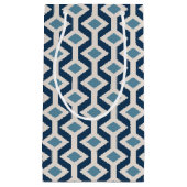 Atomic Era Geïnspireerd geometrisch patroon Klein Cadeauzakje (Voorkant)