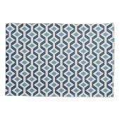 Atomic Era Geïnspireerd geometrisch patroon Kussensloop (Achterkant-Links)