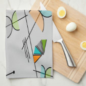 Atomic Era Geïnspireerd Placemat #90 Theedoek (Quarter Fold)