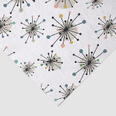 Atomic Era Starburst Retro Mid Century Modern Tissuepapier (Detail)