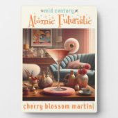 Atomic Futuristic Cherry Blossom Martini Fotoplaat (voorkant)