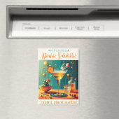 Atomic Futuristic Cosmic Storm Martini Magneet (Insitu (Vaatwasser))