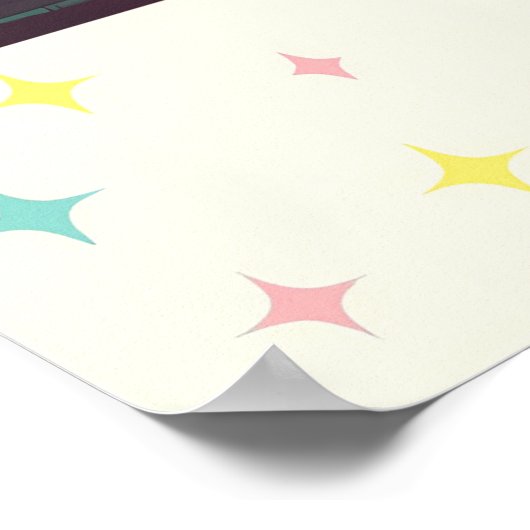 Atomic Futuristic New Florida Apartments Poster (Hoek)