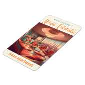 Atomic Futuristic Urban Apartment Magneet (Linkerzijde)