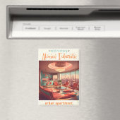 Atomic Futuristic Urban Apartment Magneet (Insitu (Vaatwasser))