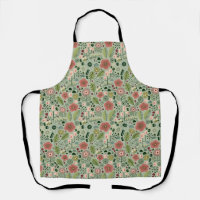 Atomic Garden Floral Apron