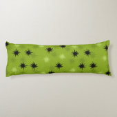 Atomic Green Starbursts Body Pillow Lichaamskussen (Achterkant)