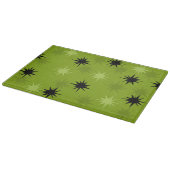 Atomic Green Starbursts Glass Cutting Board Snijplank (Hoek)