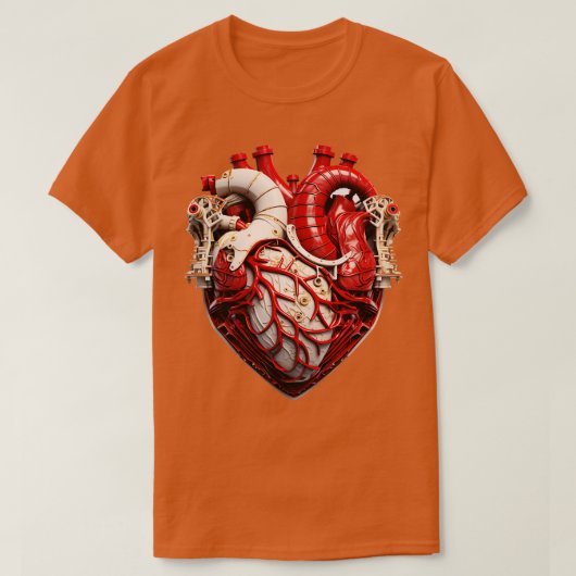 Atomic hart ontwerp TShirt (Design voorkant)