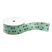 Atomic Jade en Mint Starbursts Grosgrain Ribbon Grosgrain Lint (Spoel)