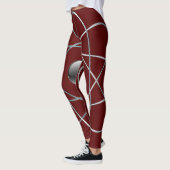 Atomic Maroon Leggings (Links)