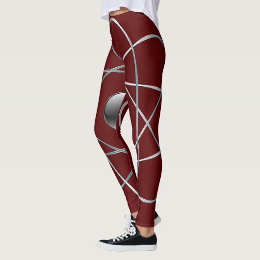 Atomic Maroon Leggings (Links)