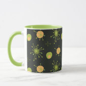 Atomic MCM Starburst Pattern Green, Oranje Mok (Links)