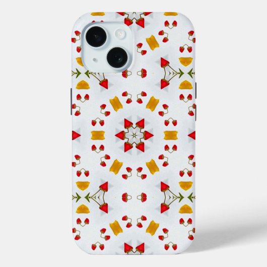Atomic Mid Century Flower Case-Mate iPhone Case (Achterkant)