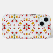Atomic Mid Century Flower Case-Mate iPhone Case (Achterkant (horizontaal))