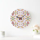 Atomic Mid Century Flower Grote Klok (Huis)