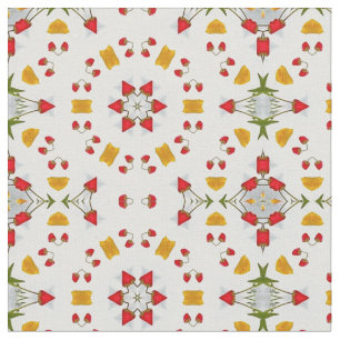 Atomic Mid Century Flower  Stof