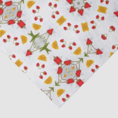 Atomic Mid Century Flower  Tissuepapier (Detail)