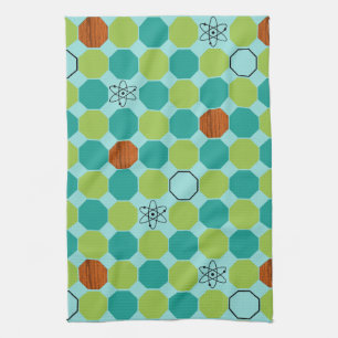 Atomic Octagons Kitchen Towel Theedoek