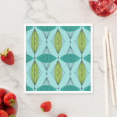 Atomic Ogee and Starbursts Luncheon Paper Napkins Servet (Insitu)