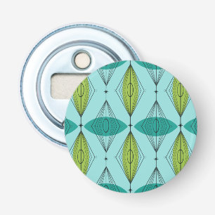 Atomic Ogee and Starbursts Magnetic Bottle Opener