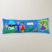 Atomic Palm Springs Cocktail Party Body Kussen (Achterkant)