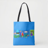 Atomic Palm Springs Cocktail Party Canvas tas (Voorkant)