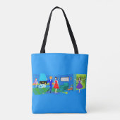 Atomic Palm Springs Cocktail Party Canvas tas (Achterkant)