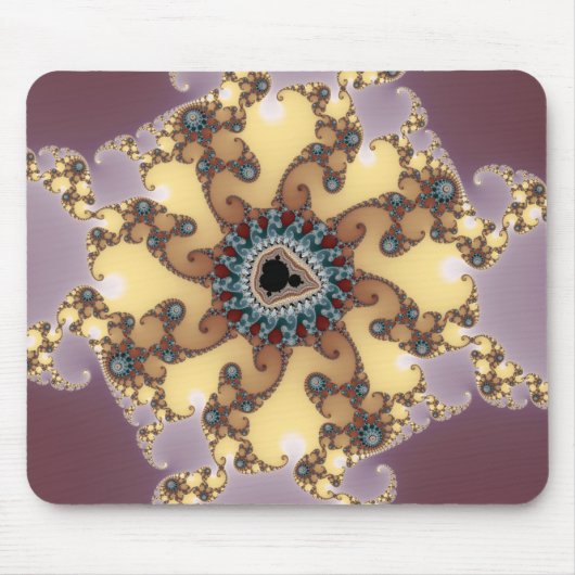 Atomic Particle - Fractal Mousepad Muismat (Voorkant)