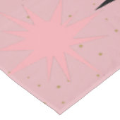 Atomic Pink Starbursts Tafelkleed (Gekanteld)