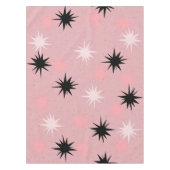 Atomic Pink Starbursts Tafelkleed (Voorkant)