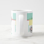 Atomic Retro Geo Extra Grote Beker (Achterkant)