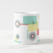 Atomic Retro Geo Extra Grote Beker (Voorkant)