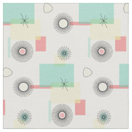 Atomic Retro Geo Stof