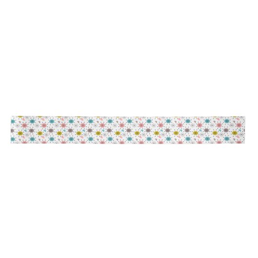 Atomic Retro Starburst Patroon Lint (Voorkant)