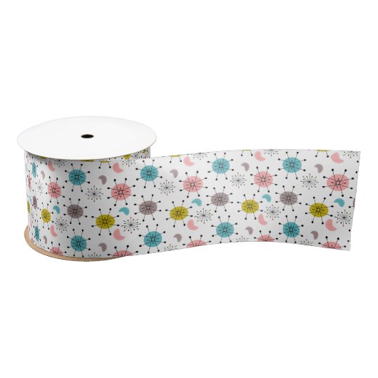 Atomic Retro Starburst Patroon Lint (Spoel)