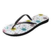 Atomic Retro Starburst Patroon Teenslippers (Schuin)