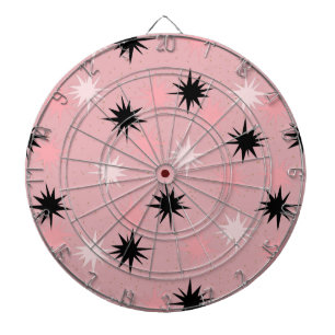 Atomic roze Starbursts Dartboard Dartbord