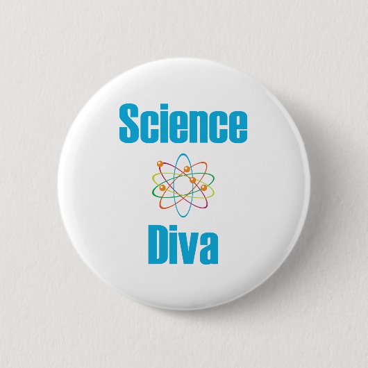 Atomic Science Diva Ronde Button 5,7 Cm (Voorkant)