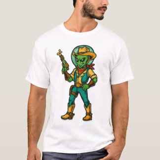 Atomic Space Cowboy | intergalactische Westerne al T-shirt