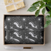 Atomic Star Cat MidCentury Moderne Kerstmis MCM T Tissuepapier (Geschenk)