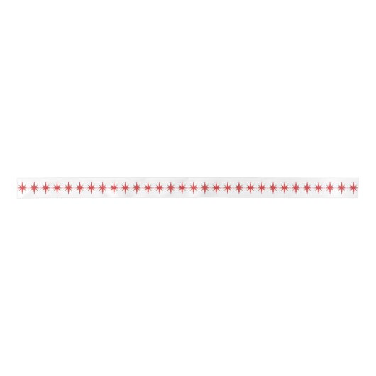 Atomic Stars Rood en Wit Lint (Voorkant)