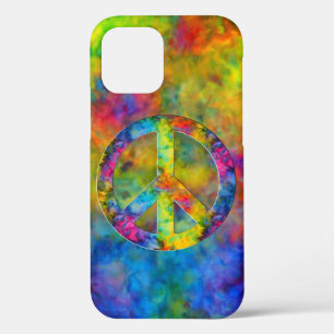 [Atomic Stropdas-Dye] Psychedelic Rainbow-kleuren iPhone 12 Hoesje