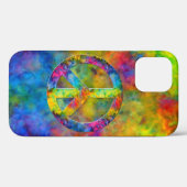 [Atomic Stropdas-Dye] Psychedelic Rainbow-kleuren Case-Mate iPhone Case (Achterkant (horizontaal))