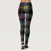 Atomic Structern Pattern Cool Science Leggings (Achterkant)